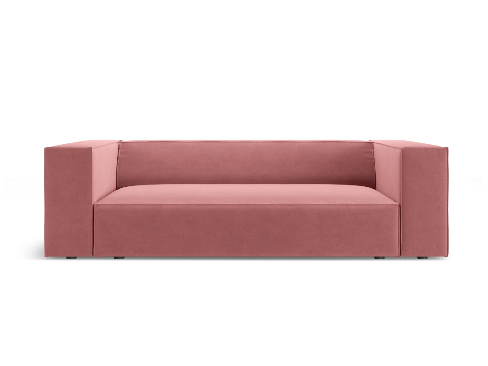 Cosmopolitan Design Bank Arendal 2-zits, flueel flamingo - 102x180x70c