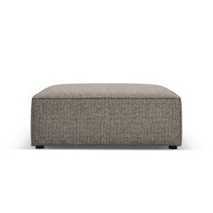 Cosmopolitan Design Poef Arendal chenille, grijs – 80x102x40cm Cosmopolitan Design Poef Arendal chenille, grijs – 80x102x40cm