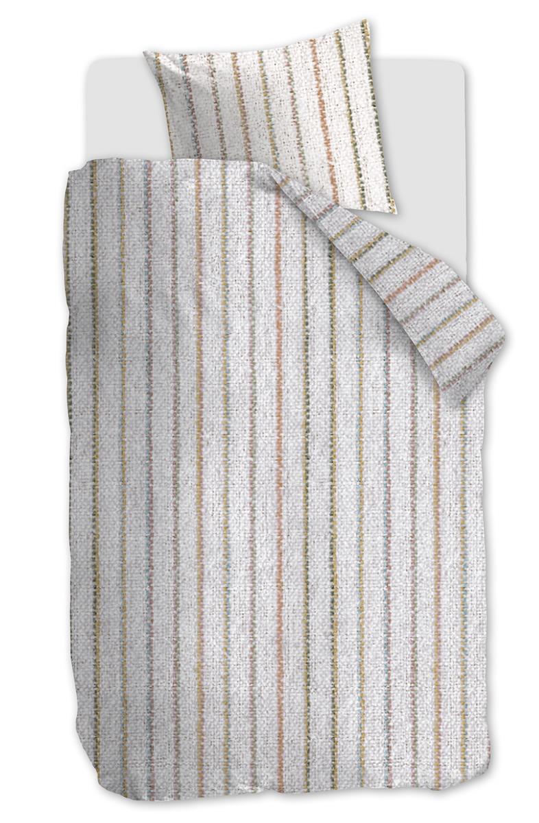 Ariadne at Home dekbedovertrek Soft Lines - 140x200/220 cm - gebroken