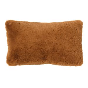 ZAYA – Sierkussen 30×50 cm – bontlook – effen kleur – Tobacco Brown – ZAYA – Sierkussen 30×50 cm – bontlook – effen kleur – Tobacco Brown –