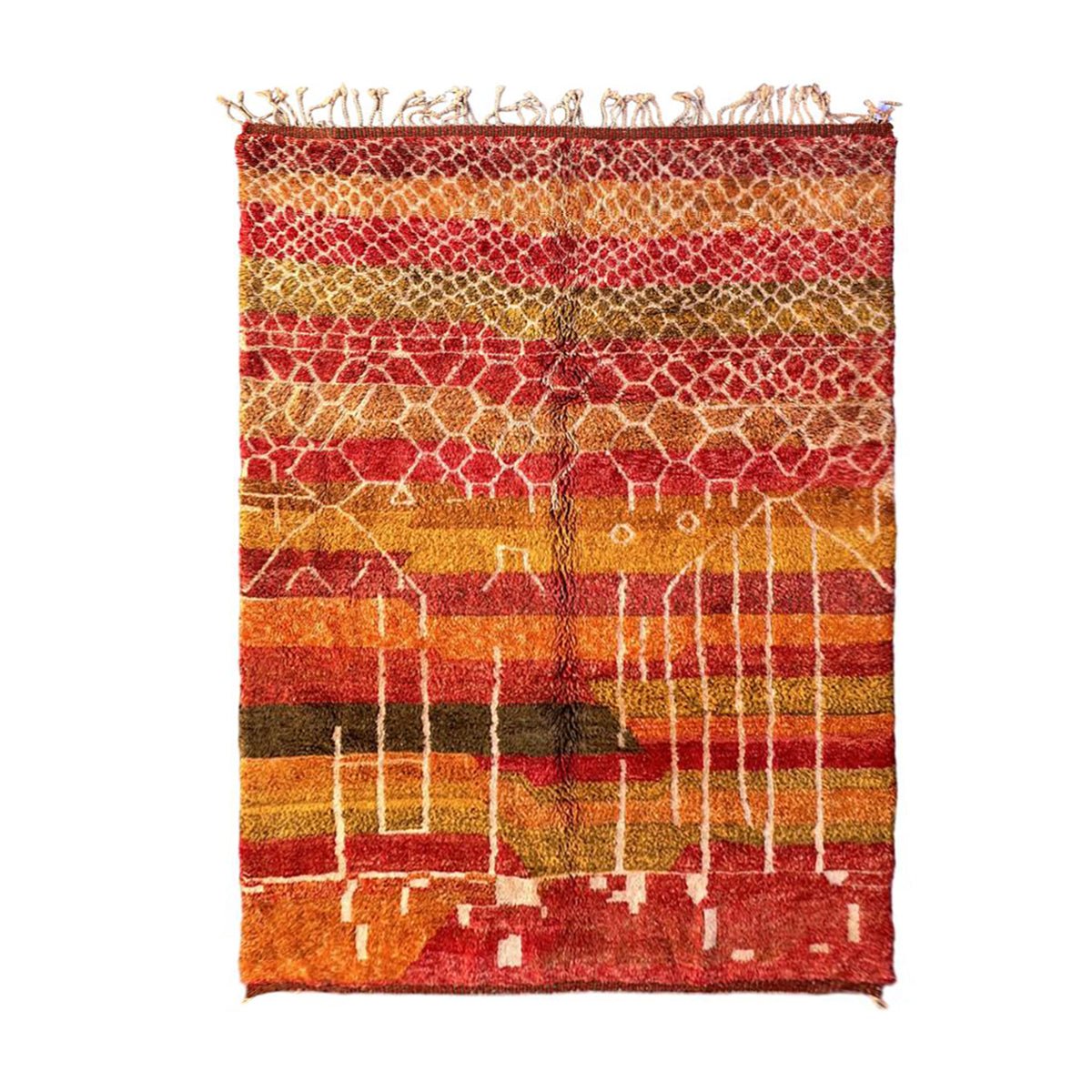 AFK Living vloerkleed Berber - handgemaakt - Wol - 217 x 302 cm