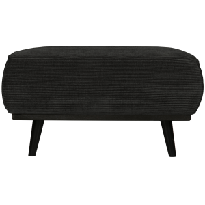 WOOOD hocker Statement – Brede Platte Rib – Graphite – 40x80x55 WOOOD hocker Statement – Brede Platte Rib – Graphite – 40x80x55