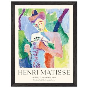 Artfulprints Poster met Lijst Matisse – Modesty 1906 – 30×40 cm – Meer Artfulprints Poster met Lijst Matisse – Modesty 1906 – 30×40 cm – Meer