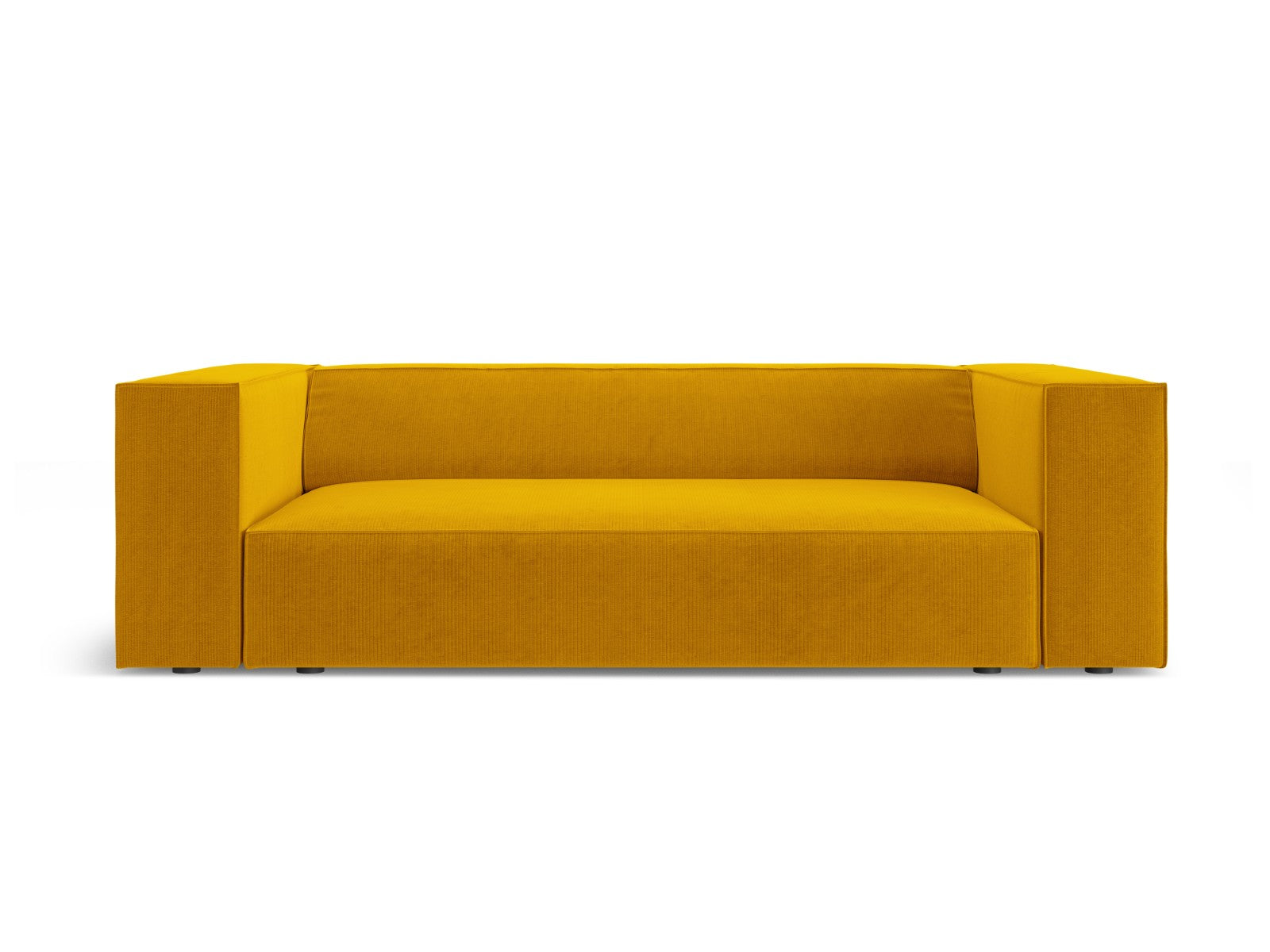 Cosmopolitan Design Bank Arendal 2-zits, chenille met ribbeleffect mos