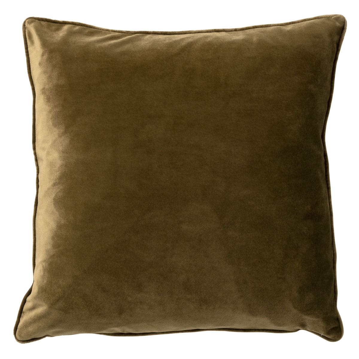 FINN - Sierkussen 45x45 cm - velvet - effen kleur - Military Olive - g