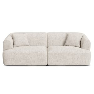 Cosmopolitan Design Modulaire bank Campi 3-zits, structurele stof lich Cosmopolitan Design Modulaire bank Campi 3-zits, structurele stof lich