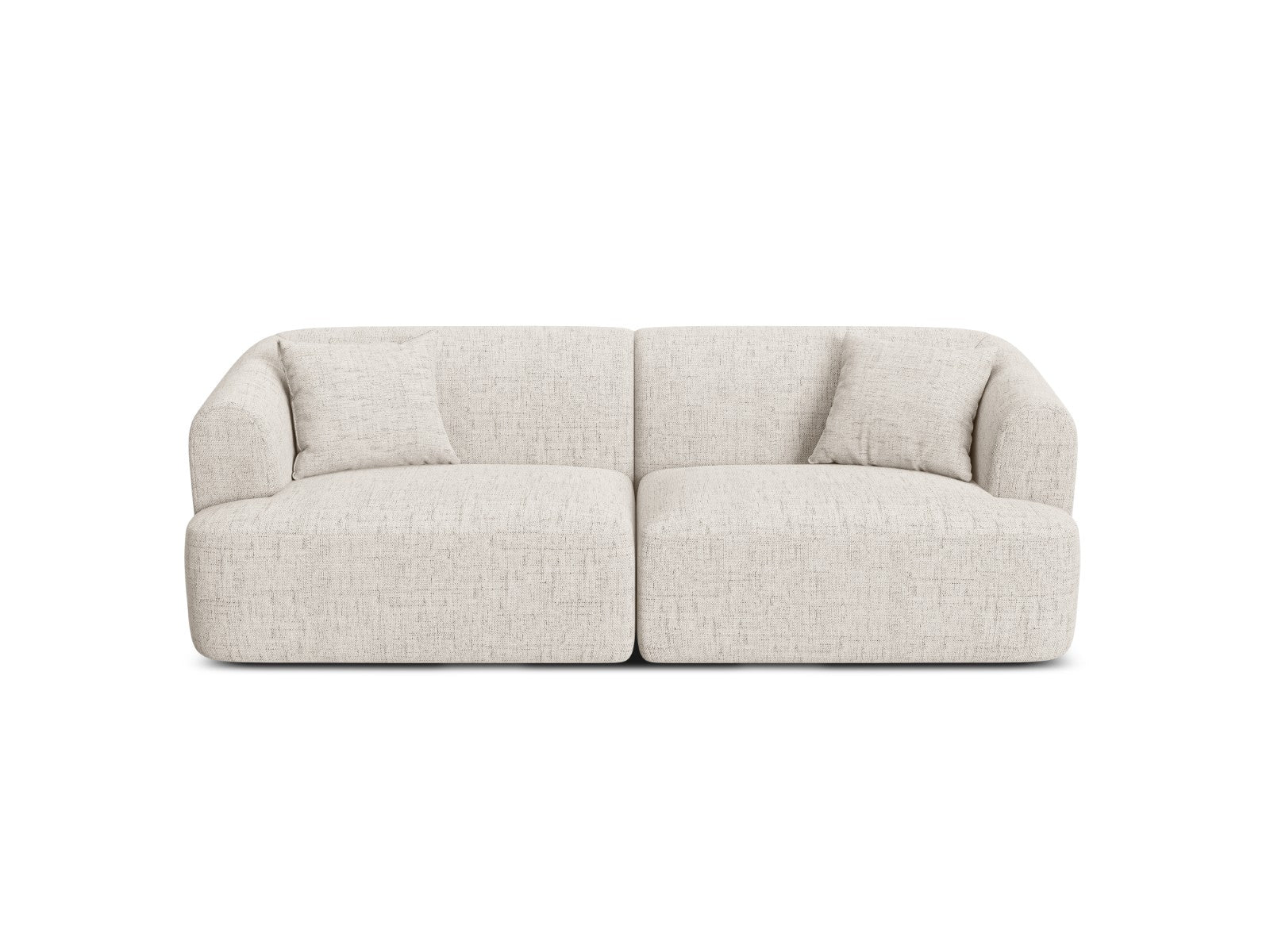 Cosmopolitan Design Modulaire bank Campi 3-zits, structurele stof lich