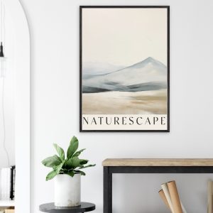 Artfulprints Poster Abstract – Naturescape – 70×100 cm – Taupe