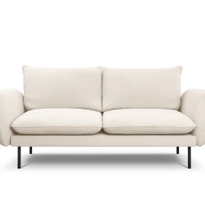 Cosmopolitan Design Bank Vienna 2-zits, boucle, beige – 92x160x95cm