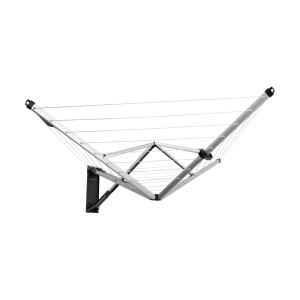 Brabantia WallFix, 24 meter, met beschermhoes – Metallic Grey Brabantia WallFix, 24 meter, met beschermhoes – Metallic Grey