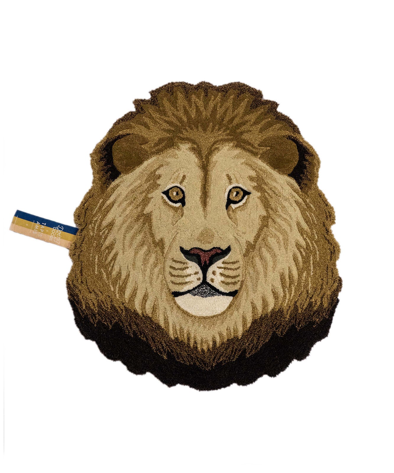 Doing Goods Ari Leeuw Dierenkop Vloerkleed - Groot 113 x 95 x 2 cm - 1