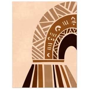 Artfulprints Poster Boho – Ethnic sunrise – 30×40 cm – Bruin Artfulprints Poster Boho – Ethnic sunrise – 30×40 cm – Bruin