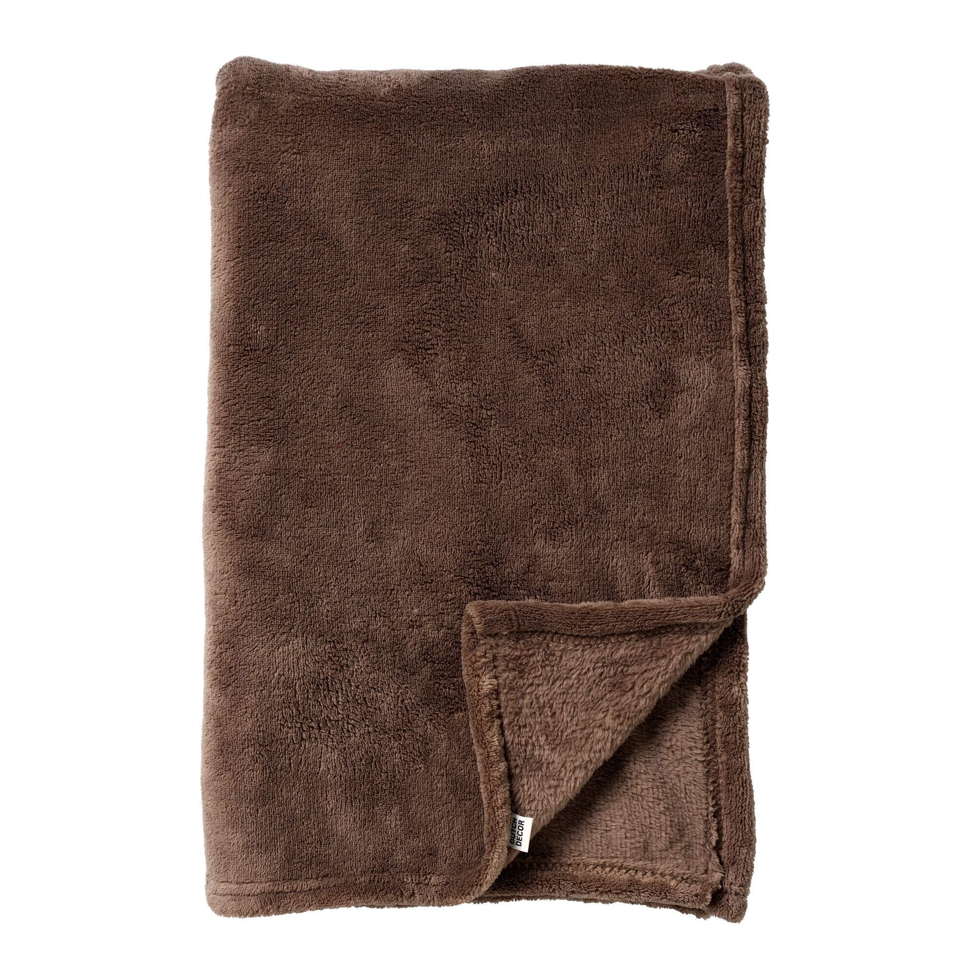 HARVEY - plaid 150x200 cm - fleece deken - superzacht - Chocolate Mart