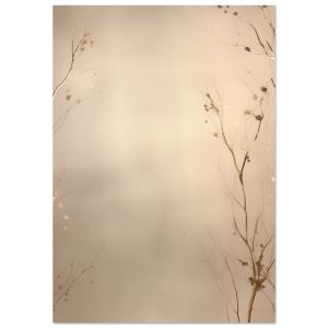 Artfulprints Poster Abstract – Golden leafs – 70×100 cm – Goud Artfulprints Poster Abstract – Golden leafs – 70×100 cm – Goud