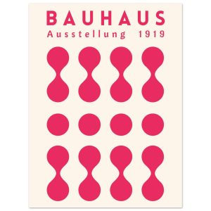 Artfulprints Poster Bauhaus – Ausstellung fuchsia – 30×40 cm – Roze Artfulprints Poster Bauhaus – Ausstellung fuchsia – 30×40 cm – Roze