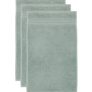 Beddinghouse Sheer – Gastendoekje – set van 3 – 30×50 cm – Groen Beddinghouse Sheer – Gastendoekje – set van 3 – 30×50 cm – Groen