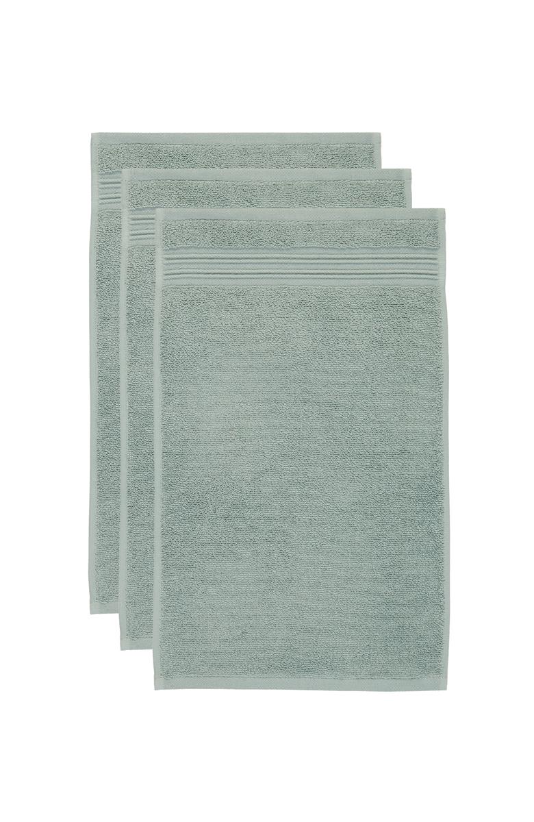 Beddinghouse Sheer - Gastendoekje - set van 3 - 30x50 cm - Groen