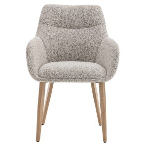 DÉJA Living Eetkamerstoel Noé – Beige/Naturel – Zithoogte 47cm – Set v DÉJA Living Eetkamerstoel Noé – Beige/Naturel – Zithoogte 47cm – Set v