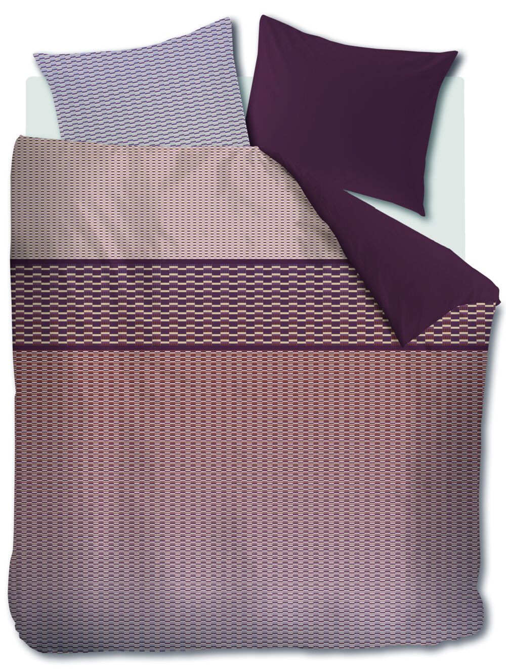 Beddinghouse Dekbedovertrek Yuval - 200 x 200/220 cm - Terra