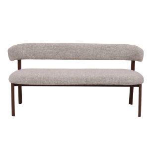 DÉJA Living Eetkamerbank Alamo – Beige/Walnoot – 160cm DÉJA Living Eetkamerbank Alamo – Beige/Walnoot – 160cm