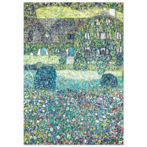 Artfulprints Poster Gustav Klimt – Country house by the Attersee – 70x Artfulprints Poster Gustav Klimt – Country house by the Attersee – 70x