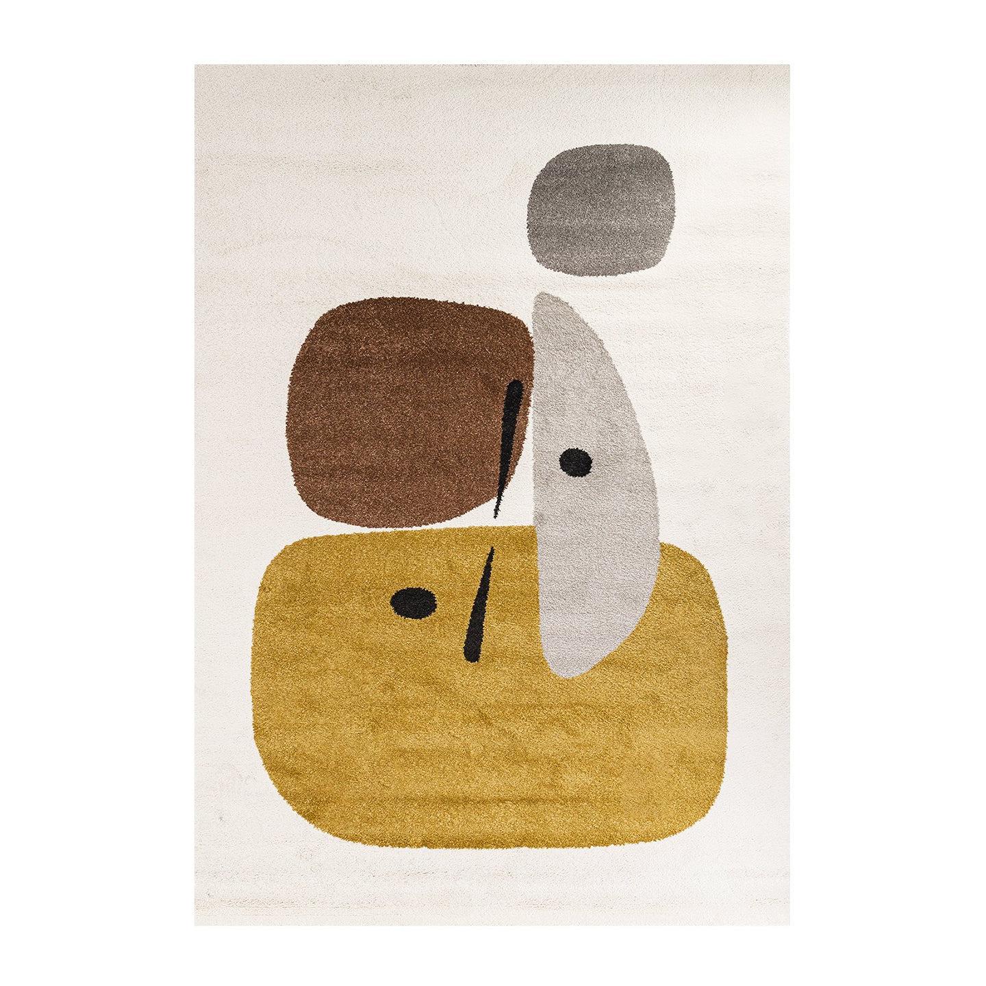 AFK Living vloerkleed Collage - zeer zacht - veelkleurig - 200 x 290 c