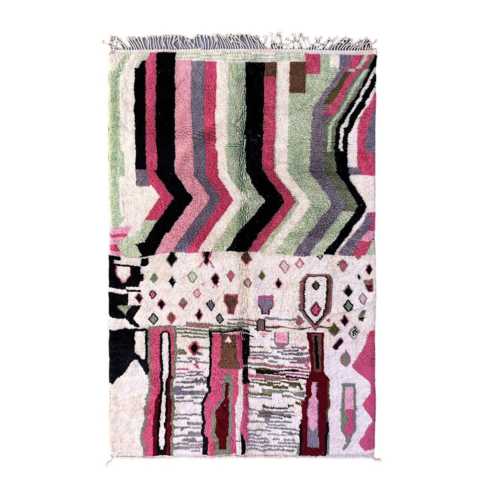 AFK Living vloerkleed Berber - handgemaakt - Wol - 203 x 292 cm