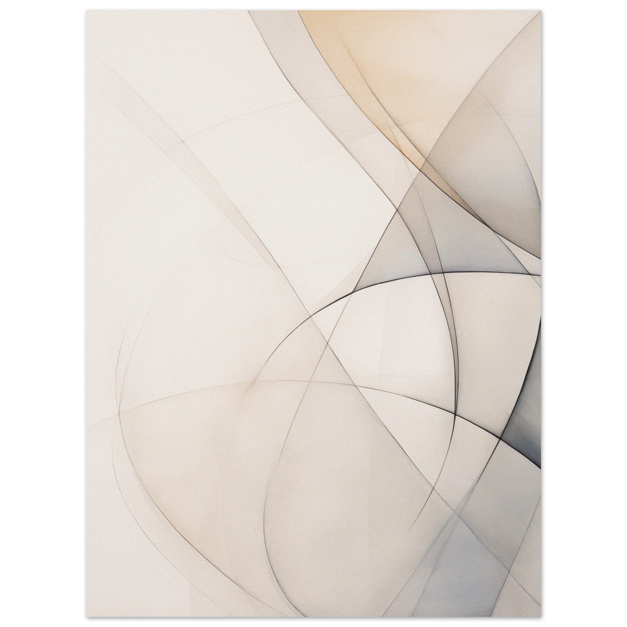 Artfulprints Abstract - Fine lines poster 30x40 cm