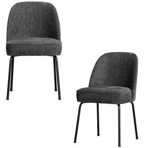 WOOOD eetkamerstoelen Vogue – Velvet – Mountain – Set van 2