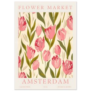 Artfulprints Poster Flower market – Amsterdam IV – A4 21×29.7 cm – Roz Artfulprints Poster Flower market – Amsterdam IV – A4 21×29.7 cm – Roz