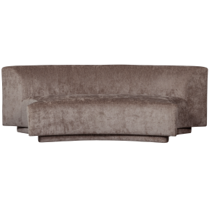 WOOOD 2-zits bankje Popular – Polyester – Taupe – 72x215x97 WOOOD 2-zits bankje Popular – Polyester – Taupe – 72x215x97