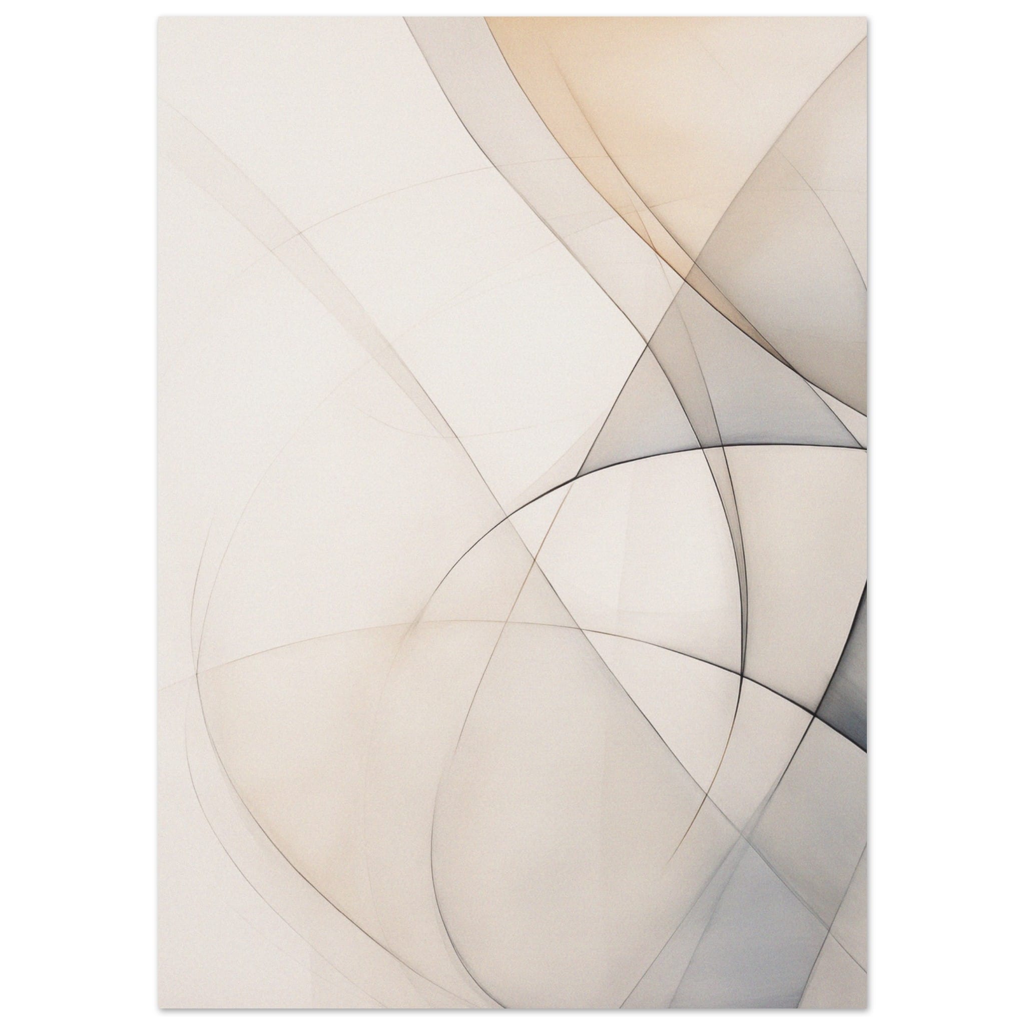 Artfulprints Abstract - Fine lines poster 50x70 cm