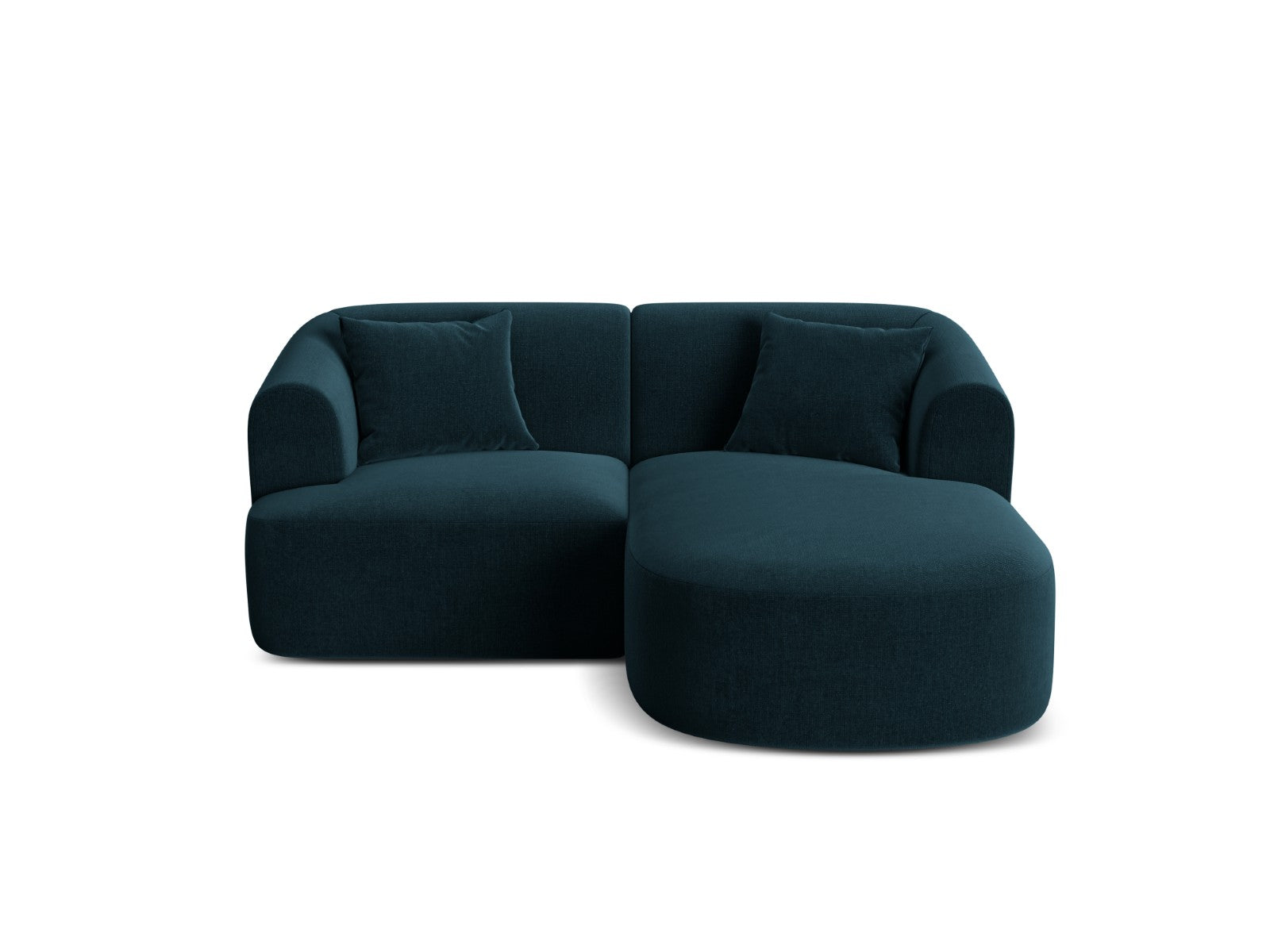 Cosmopolitan Design Modulaire hoekbank rechts Campi 3-zits, flueel die