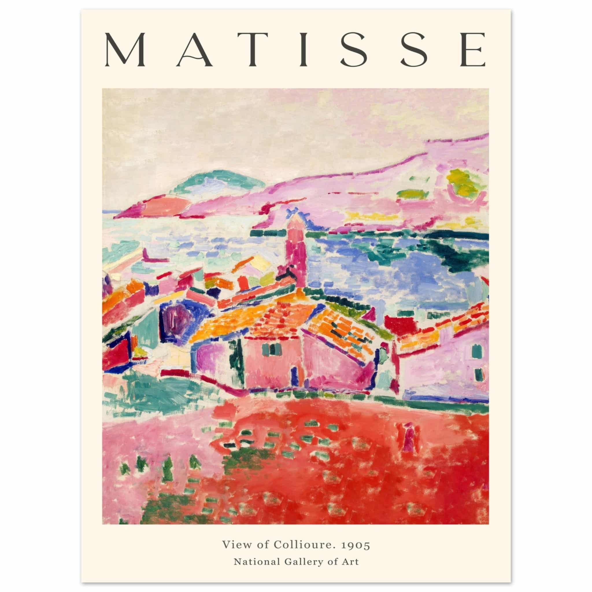 Artfulprints Poster Matisse - View of Collioure 1905 - 30x40 cm - Meer