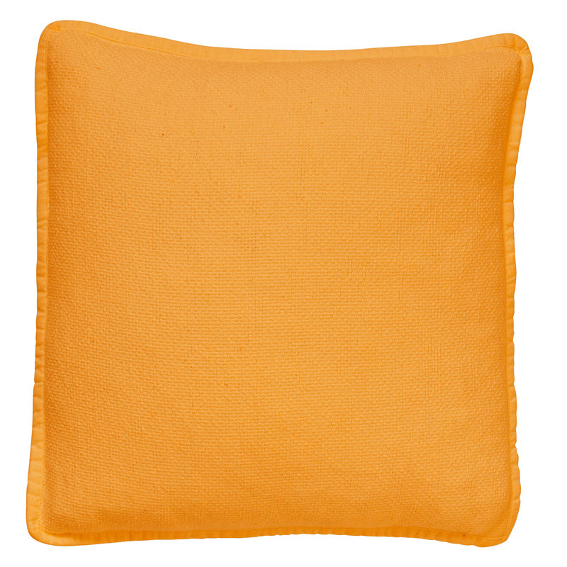 BOWIE - sierkussen 45x45 cm - gewassen katoen - Golden Glow - geel