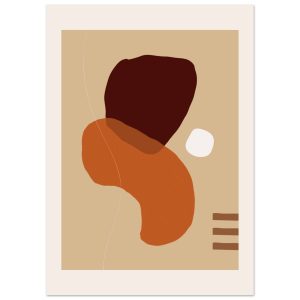 Artfulprints Boho wall art – Abstract earth poster 50×70 cm Artfulprints Boho wall art – Abstract earth poster 50×70 cm