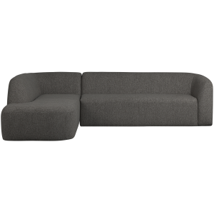 WOOOD hoekbank links Sloping – Chenille – Grijs/Zwart Melange WOOOD hoekbank links Sloping – Chenille – Grijs/Zwart Melange