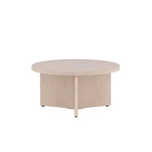 BRAM Salontafel Rosaria – ø85 cm – Whitewash