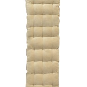 Calma House Bankkussen Velour – Ecru – 40x120x4 Calma House Bankkussen Velour – Ecru – 40x120x4