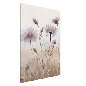 Artfulprints Canvas Flower aquarel 1 canvas – 100×150 cm – beige Artfulprints Canvas Flower aquarel 1 canvas – 100×150 cm – beige