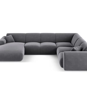 Cosmopolitan Design Panoramische hoekbank rechts Nolio 6-zits, flueel Cosmopolitan Design Panoramische hoekbank rechts Nolio 6-zits, flueel