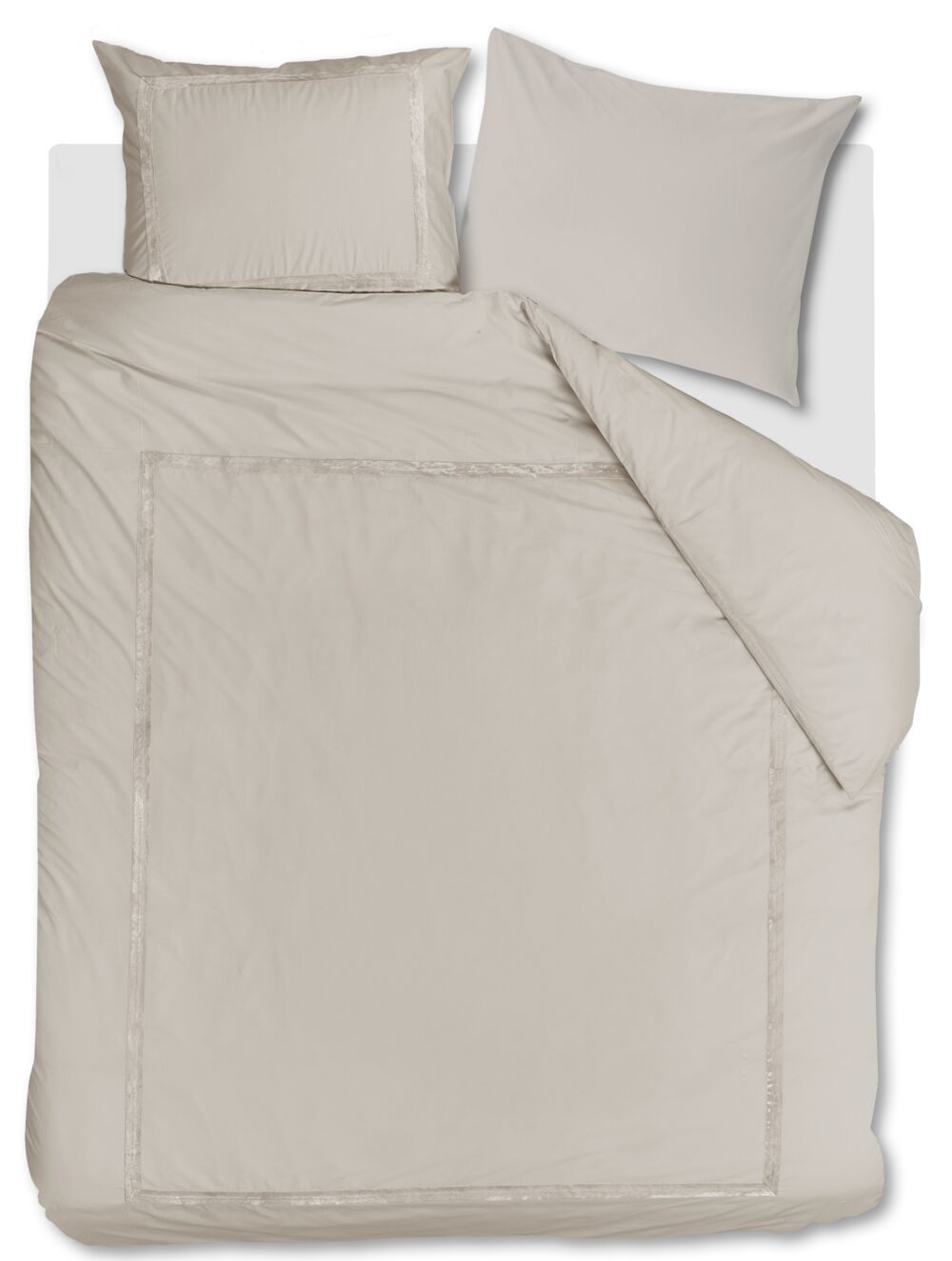 Beddinghouse Dekbedovertrek Vashti - 200 x 200/220 cm - Zand