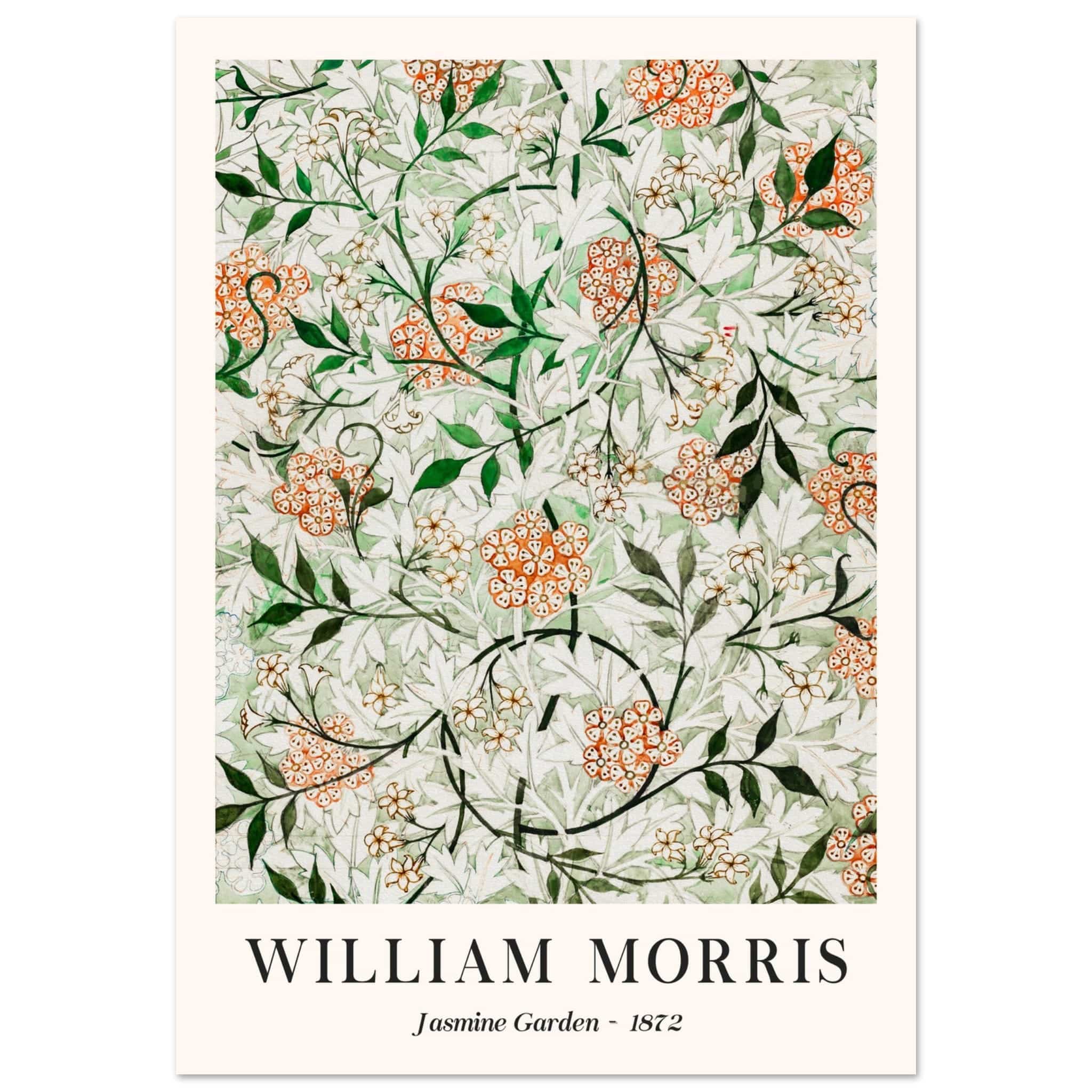 Artfulprints Poster William Morris - Jasmine garden - 70x100 cm - Groe