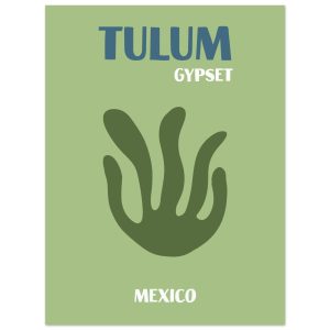 Artfulprints Poster Mexico – Tulum Gypset – 30×40 cm – Groen Artfulprints Poster Mexico – Tulum Gypset – 30×40 cm – Groen