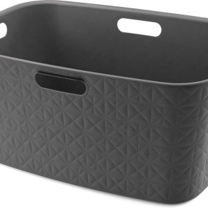 Curver Softex Wasmand – 45 liter – 57x37x27cm – Antraciet Curver Softex Wasmand – 45 liter – 57x37x27cm – Antraciet