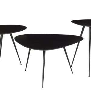 Brix salontafel Loua zwart – 70cm – mangohout Brix salontafel Loua zwart – 70cm – mangohout