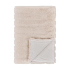 Artichok Marije Fluffy Plaid – Gebroken Wit