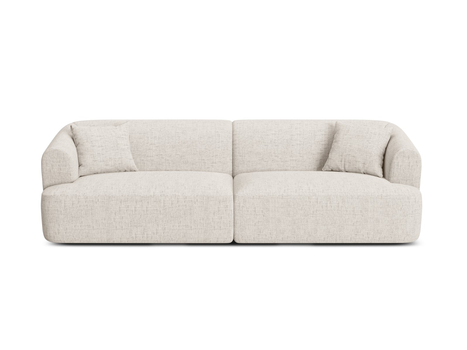 Cosmopolitan Design Modulaire bank Campi 4-zits, structurele stof lich