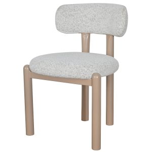 DÉJA Living Eetkamerstoel Thijn – Beige Stof – 56x52x79cm – Set van 2 DÉJA Living Eetkamerstoel Thijn – Beige Stof – 56x52x79cm – Set van 2