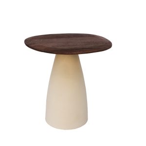 Brix salontafel Marron – beige – mangohout – 50cm Brix salontafel Marron – beige – mangohout – 50cm